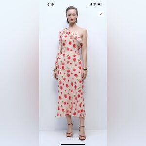 Floral One-Shoulder Dress